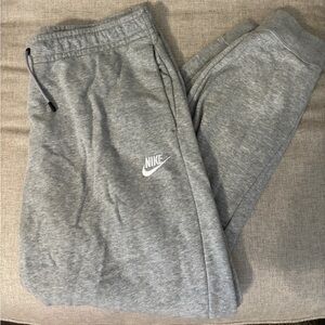 Heather Gray Nike Fleece Joggers